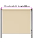 size ne lazım Su Geçirmez Solmaz Garantili İthal Akrilik Stor Perde Balkon Teras Veranda Genişlik 300 Boy 200cm thumbnail 7