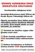 size ne lazım Su Geçirmez Solmaz Garantili İthal Akrilik Stor Perde Balkon Teras Veranda Genişlik 250 Boy 250cm - 2