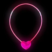 CEYLAN ADAM   Karanlıkta Yanan Glow Stick Kalp Şekilli Kolye 6 Renk 6 Adet - 1