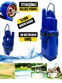 Germany Style İbeltech Dalgıç Pompa Titreşimli Su Pompası Motoru 1/2.' 30 Metreden Su Çeker - 2