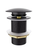 VALTEMO BRASS POP-UP MATT BLACK SİFON BAŞLIĞI - 1