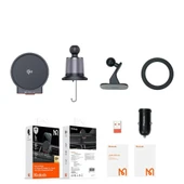 Mcdodo CH-0090 15W Qi2 Kablosuz Geri Çekilebilir Kablolu Telefon Tutucu thumbnail 2