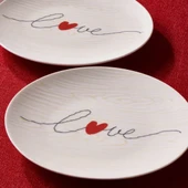 GÜRAL PORSELEN Camelia 4 Parça 25 Cm Servis Tabağı 25071 thumbnail 4