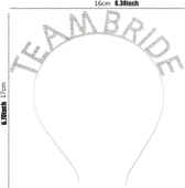 CEYLAN ADAM     Gümüş Kaplama Kristal Taşlı Team Bride Taç 16x17 cm thumbnail 1