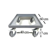 Balatlı Yükçek Taşıma Arabası 100 Kg. Kapasiteli 60x40 cm. thumbnail 2