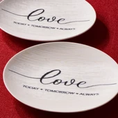 GÜRAL PORSELEN Camelia 4 Parça 25 Cm Servis Tabağı 25342 thumbnail 2