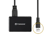 Transcend RDF8 USB 3.1 Gen1 SD/MicroSD/CF Kart Okuyucu (Siyah) - 2