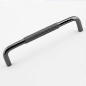 Tırtıklı Füme Metal Kulp 160 mm 16 cm Mobilya Çekmece Dolap Dolabı Modern Kapak Kulpları thumbnail 5
