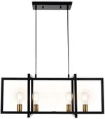 Farm 4'lü Siyah Sarkıt Avize thumbnail 1