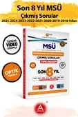 Son 8 yıl MSÜ Çıkmış Sorular-Tıpkı Basım-Bire Bir ÖSYM-Tamamı Video Çözümlü - 1