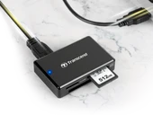 Transcend RDF8 USB 3.1 Gen1 SD/MicroSD/CF Kart Okuyucu (Siyah) - 6