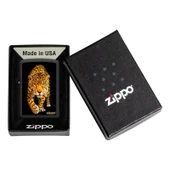 Zippo Jaguar Dizayn Black Matte Çakmak thumbnail 4