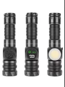 Güçlü Led El Feneri Yüksek Güç Işık Şarj Edilebilir Taktik El Feneri Kamp - 5