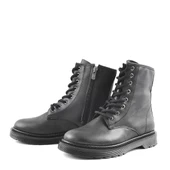 Amelia Mat Siyah Kadın Postal Bot thumbnail 3