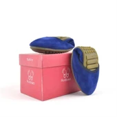 Mavi Süet Katlanabilir Kadın Babet thumbnail 5