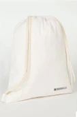 Rakerplus Krem 35x40 cm Unisex Ham Bez Büzgülü Sırt Ayakkabı Çantası - 1