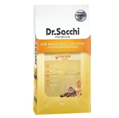 Dr.Sacchi Premium Düşük Tahıllı Adult Tavuklu Yetişkin Kedi Maması 10 Kg - 1
