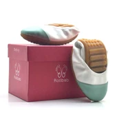 Beyaz-Yeşil Katlanabilir Kadın Babet thumbnail 5