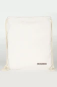 Hapshoe Look Krem 35x40 cm Unisex Ham Bez Büzgülü Ayakkabı Terlik Çantası - 3