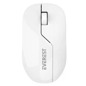 Everest SMW-973 USB Beyaz 2.4Ghz 1200DPI Kablosuz Optik Mouse 5 Metre Menzilli - 2