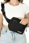 Rakerplus Siyah Unisex Minimal 21x15x5 cm Bel ve Göğüs Çantası thumbnail 4