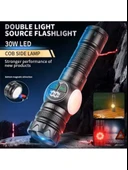 Güçlü Led El Feneri Yüksek Güç Işık Şarj Edilebilir Taktik El Feneri Kamp - 7