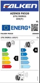 Falken 275/35 R21 TL (103Y) XL Azenis FK520 Yaz Lastiği - 2025 thumbnail 3