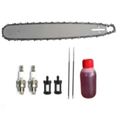 Kmtmak Stıhl MS 360-361-460-039-390 Pala Zincir Bıji Benzin Filtresi Eğe 2T Yağ thumbnail 2