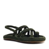 Pino Casual Haki Parmak Arası Kadın Halat İp Sandalet thumbnail 1