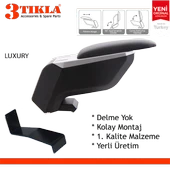 Renault Express II 2021 Delmesiz Çelik Ayaklı Gri-Siyah Kolçak Kol Dayama thumbnail 2