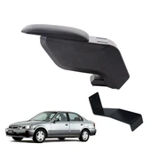 Honda Civic 1998 Delmesiz Çelik Ayaklı Siyah Kolçak Kol Dayama thumbnail 1