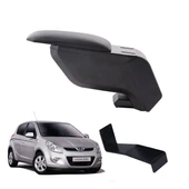 Hyundai İ20 2008 Delmesiz Çelik Ayaklı Siyah Kolçak Kol Dayama thumbnail 1