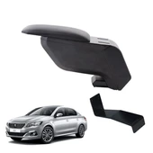 Peugeot 301 2016 Delmesiz Çelik Ayaklı Siyah Kolçak Kol Dayama thumbnail 1