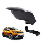 Dacia Duster 2021 Delmesiz Çelik Ayaklı Siyah Kolçak Kol Dayama thumbnail 1