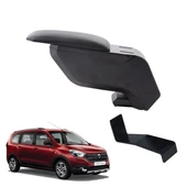 Dacia Lodgy Stepway 2014 Delmesiz Çelik Ayaklı Siyah Kolçak Kol Dayama thumbnail 1