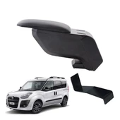 Fiat Doblo 2011 Delmesiz Çelik Ayaklı Siyah Kolçak Kol Dayama thumbnail 1