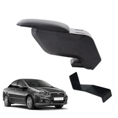 Fiat Linea 2008 Delmesiz Çelik Ayaklı Siyah Kolçak Kol Dayama thumbnail 1