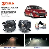 Peugeot 307 2005-2008 Beyaz Led Xenon Sis Farı Seti thumbnail 1
