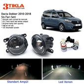 Dacia Dokker Beyaz Led Xenon Sis Farı Seti thumbnail 1