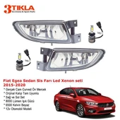 Fiat Egea Sedan 2019 Sis Farı Takımı Led Xenon Set thumbnail 2