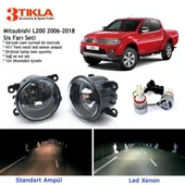 Mitsubishi L200 2010-2018 Beyaz Led Xenon Sis Farı Seti thumbnail 1