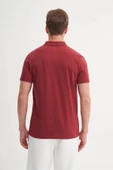 CAZ 4615 POLO YK.LCY SÜP. T-SHIRT BORDO thumbnail 2