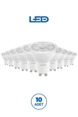 RTL11111-10 Rother GU10 LED Spot Ampul 6W 540 Lümen 4000K Gün Işığı Enerji Tasarruflu Ampul 10 Adet - 1