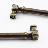 Talas Antik Sarı Eskitme Metal 224 mm 22.4 cm Mobilya Mutfak Çekmece Dolap Kulpu Kulbu Kulpları thumbnail 3