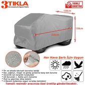 800 CC ATV 4 Mevsim Kullanımlı, Su Ve Toz Dan Koruyan Miflonlu Araç Örtüsü thumbnail 2