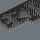 Wera 9752 Özel Kesim Sünger Kraftform Kompakt Cırcırlı Set 1 - 3