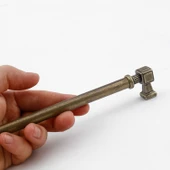 Talas Antik Sarı Eskitme Metal 224 mm 22.4 cm Mobilya Mutfak Çekmece Dolap Kulpu Kulbu Kulpları thumbnail 6