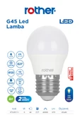 RTL09111-5 Rother G45 LED Ampul 6W E27 470 Lümen 4000K Gün Işığı Enerji Tasarruflu Ampul 5 Adet thumbnail 2