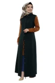 Moda Çizgi Yakalı Yelek - 1