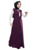 Moda Çizgi Yakalı Yelek - 3